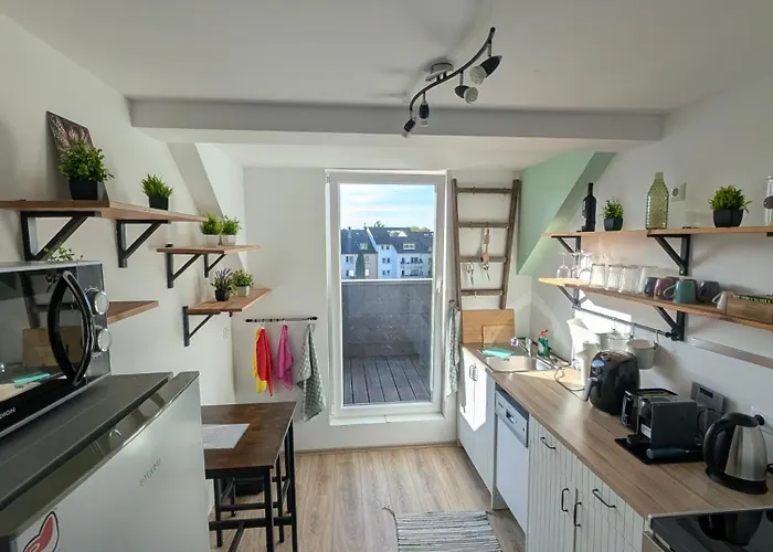 Traumwohnung Ueber Den Daechern Ruettenscheids 아파트 에센